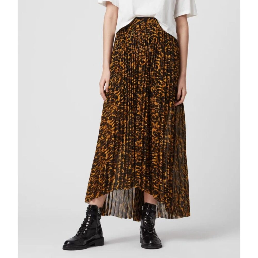 AllSaints - Cora Ambient Hi-Low Skirt - Size 10 - NWT